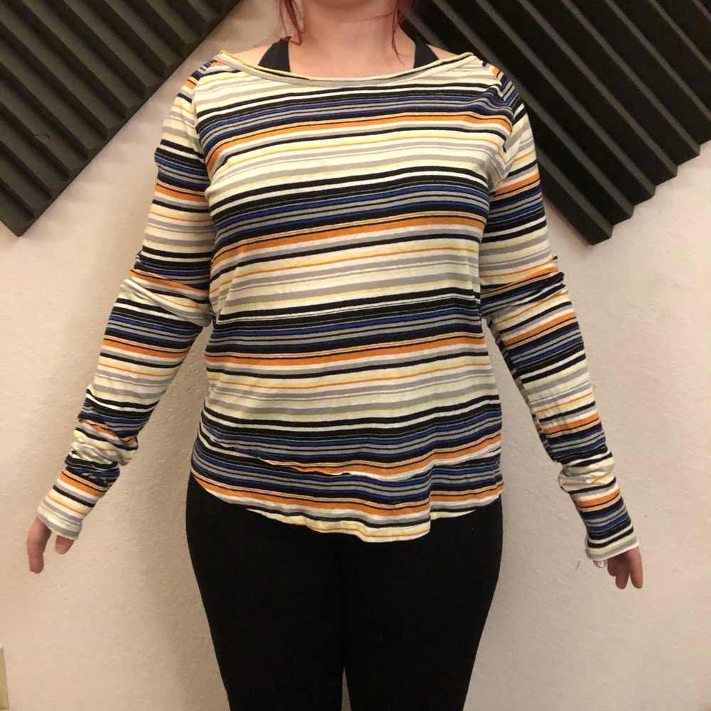 NWT Free people open back sweatshirt